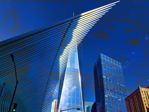 World Trade Center Layer Effect