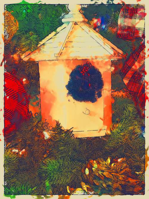 Christmas Birdhouse