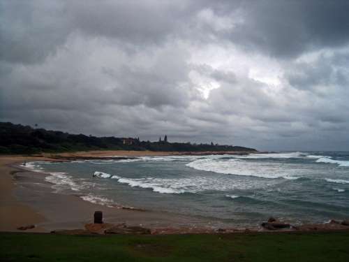Natal South Coast Scene On & Clouds