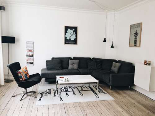 Scandinavian style of an apartment’s design. 