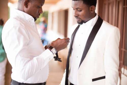 When your BEST MAN is getting you Set for the BIG DAY!