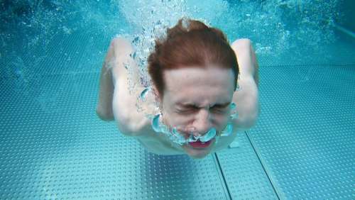 Chris underwater 