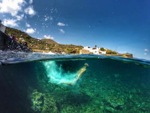 Man Underwater - Pantelleria Island

Nominated 