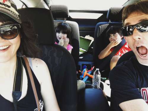 Family car ride