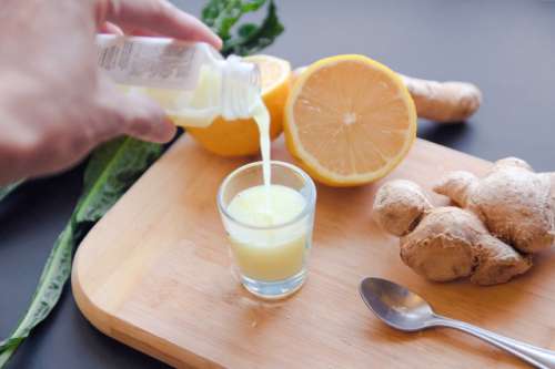 Ginger shot - it’s so good for you 