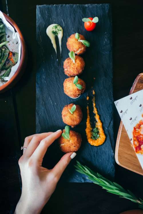 Croquetas de jamón, Fried Potatoes Croquette in Spanish style