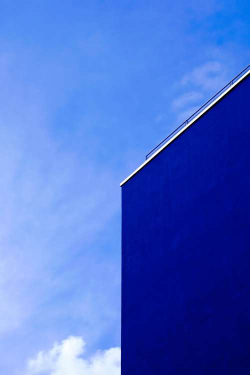 Blue Sky And Building Photo