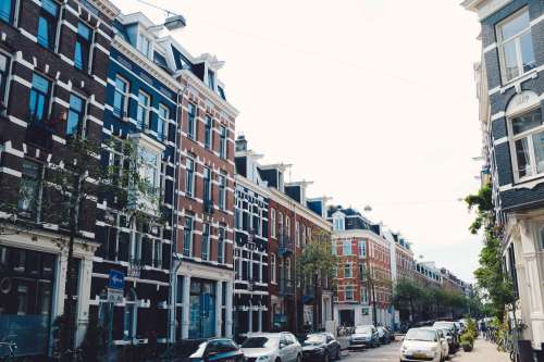 Long Street In Amsterdam Photo