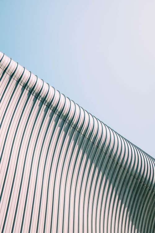 Curved Metal Building Photo