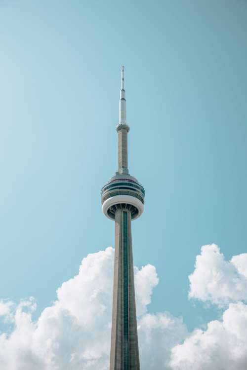 The CN Tower In Summer Photo