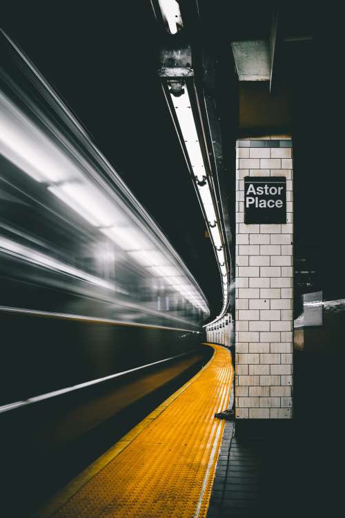 Astor Place Station Photo