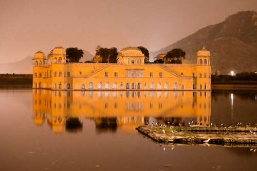 Indian Travel Hill Famous Architecture Jaipur