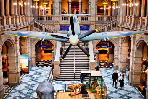Spitfire Museum Historic Airplane Flight Display