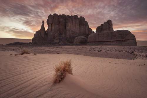 Sand Desert Sahara Landscape Dry Hot Nature Dune
