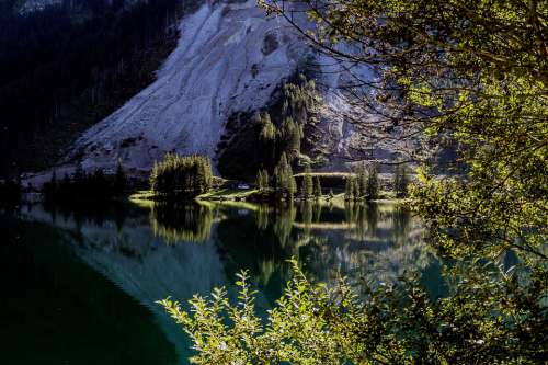 Lake Mountains Water Alpine Reflection