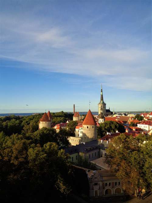 Tallinn Estonia Architecture City Landscape Heaven