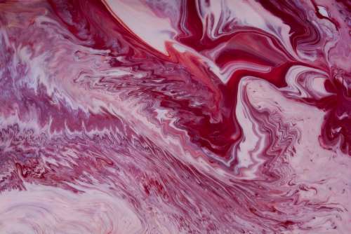 Abstract Paint Swirls Paint Red Burgundy Fantasy
