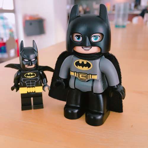 Batman Lego Duplo Figurine Superhero Toys Black