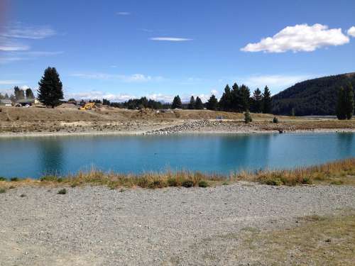 Water Canterbury New Zealand Lake Tekapo Lake