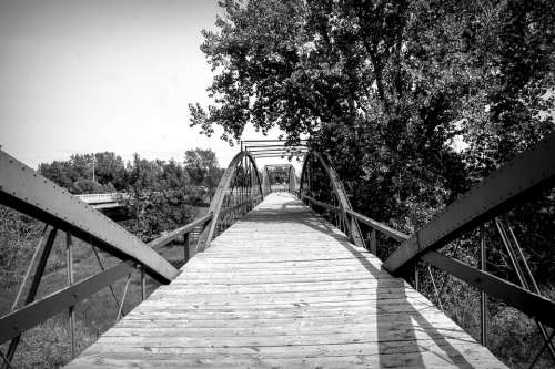 Bridge Water River Architecture Landscape Landmark