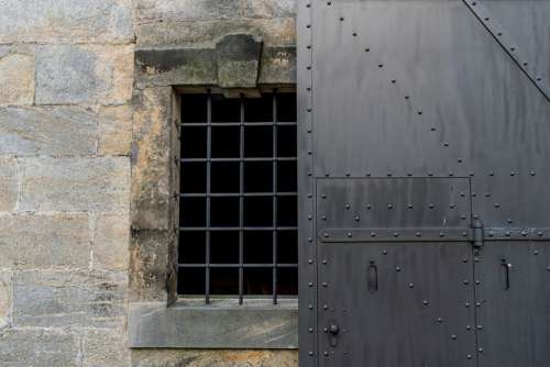 Steel Door Window Grilles Middle Ages Castle