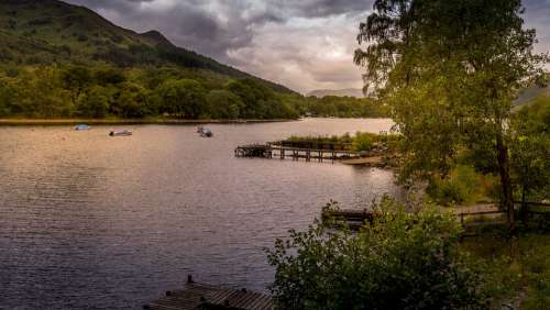 Loch Lomond Scotland Lake Water Landscape Scenic