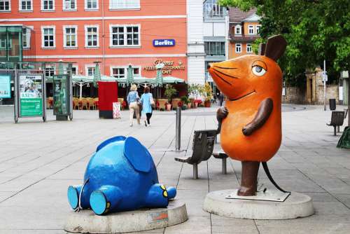 Erfurt Downtown Mouse Children'S Television Figures