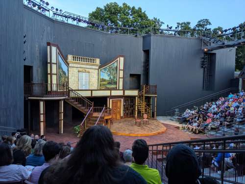 Theater Stage Set Outdoor Illinois Shakespeare