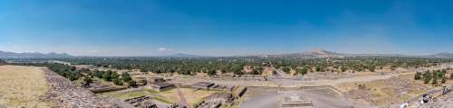 Teotihuacan Mexico Pyramids Ruins Archeology Aztec