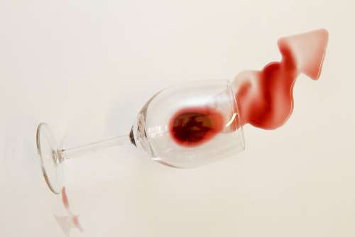 Red Wine Wine The Spill Alcohol Splash