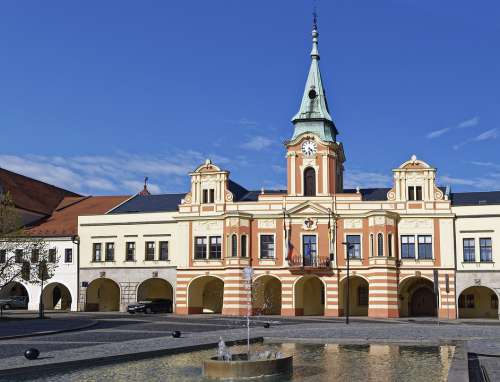 Czech Republic Mělník Bohemia Historic Center