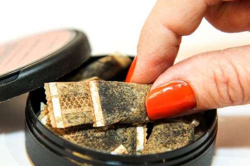 Snuff Tobacco Pouch Portion Snus Nails A