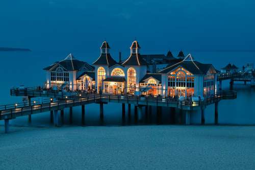 Sea Bridge Sellin Baltic Sea Rügen Beach