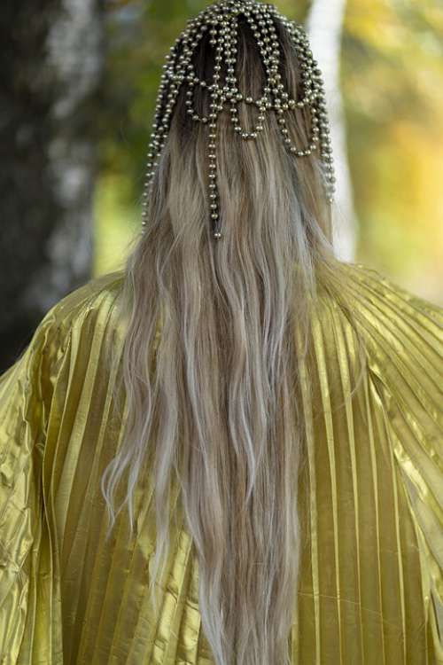Long Hair Hair Golden Gold Blond Blonde