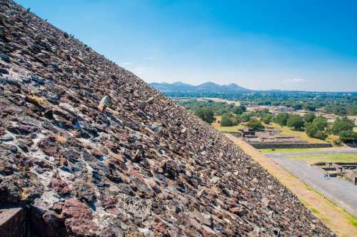 Teotihuacan Mexico Pyramids Ruins Archeology Aztec