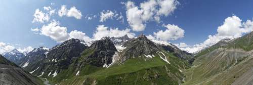 Tajikistan Province Of Sughd Mountains Landscape