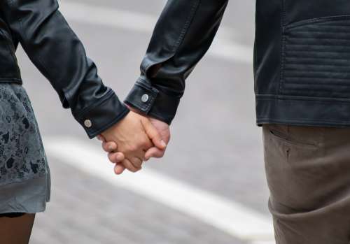 Love Woman Man Hand Hand In Hand Romantic Go