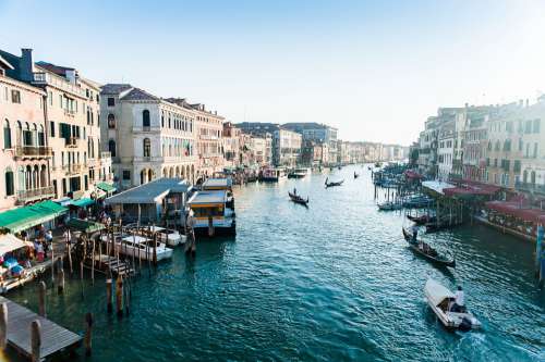 Venice Veneto Italy Water Canal Tourism