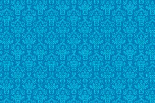 Damask Blue Wallpaper Background