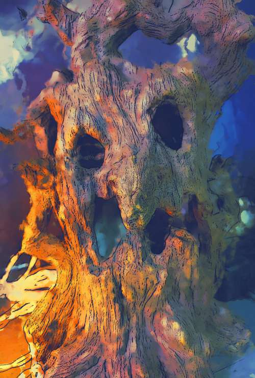 Haunted Halloween Tree