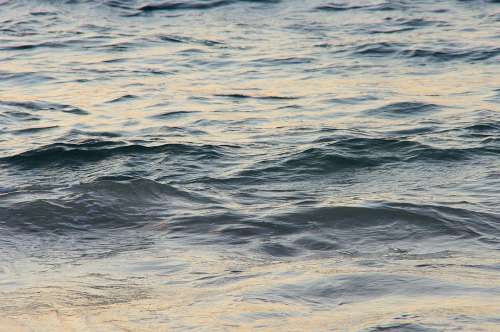 Minimalist Waves On The Ocean