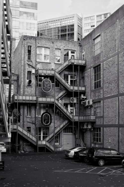 house white monochrome architecture black and white