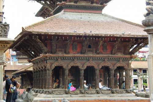 bhaktapur monument nepal holy places building