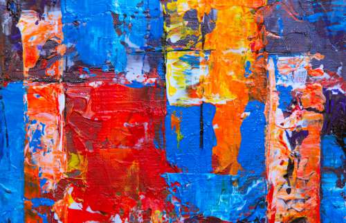 splatter abstract painting art artist