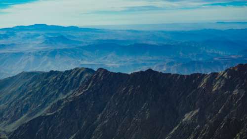 mountain range landscape rocky nature