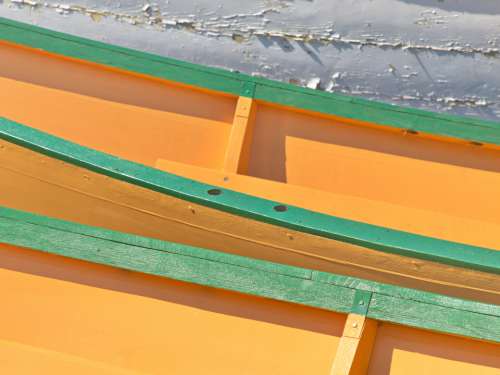 color boat abstract wooden dory