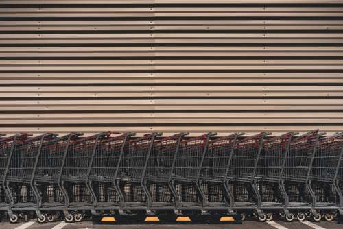 Shutter And Trolleys Photo