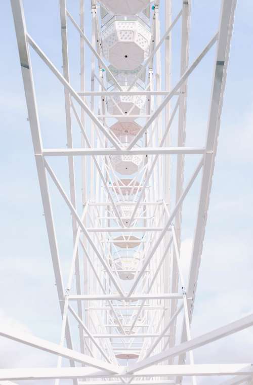 White Ferris Wheel Photo