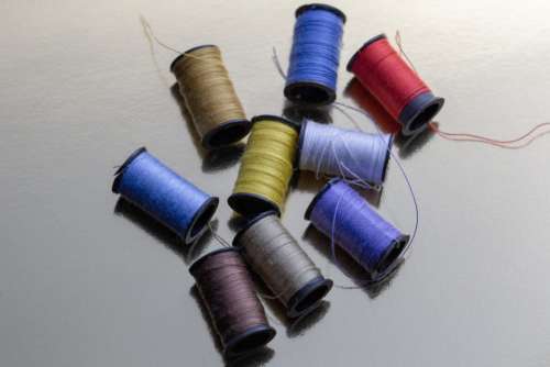 Sewing Thread Spools Free Photo