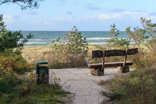 Baltic Sea Beach Fischland Dierhagen Sea Wind